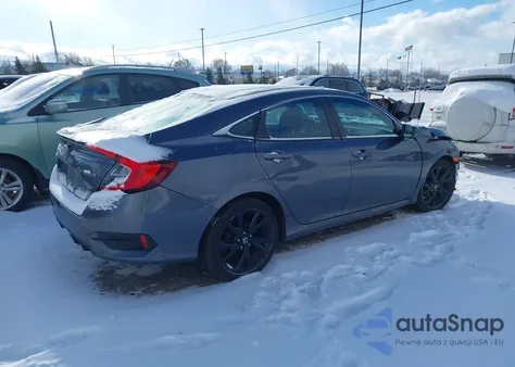 2020 Honda Civic Sport из США, поврежденный, VIN 2HGFC2F88LH586359